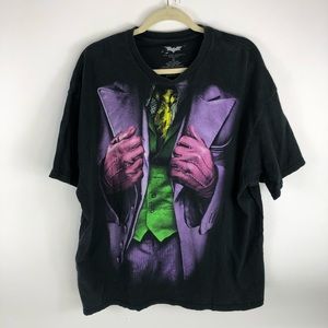 Batman Dark Knight Joker Suit T Shirt Mens XXL 3XL